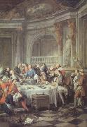Jean-Francois De Troy The Oyster Lunch (nn03) oil painting picture wholesale